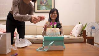Vlog No.12｜2022媽媽生日，阿妹客製化蛋糕也太棒了吧，真捨不得吃｜生活紀錄  ｜Ft.Sony 20mm F1.8G