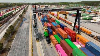 Stacking International Freight at Norfolk Southern's Austell Intermodal Terminal