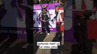 Samurais meet up at otaku jatra #otaku #anime #otakujatra #cosplay #samsung #samurai #japanime