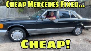 I’m Using Junkyard Parts To Fix My $700 Benz!!