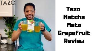 Tazo Matcha Mate Grapefruit Tea Review - A Green Tea & Yerba Mate Blend to Help You Find Your Focus