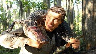 man vrs wild in Hindi. bear Grylls eat crocodile