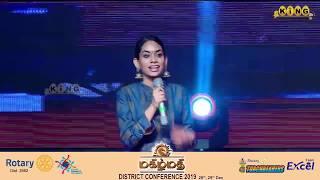 "Rowdy Baby" Dhee Live Singing - மகிழ்மதி  |Rotary District conference 2019 | Rotary 2982 | King24x7