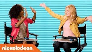 Lizzy Greene & Riele Downs in the Nick Stars BFF Challenge | Henry Danger & NRDD | Nick