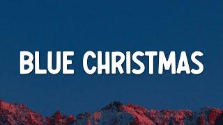 Elvis Presley - Blue Christmas (Lyrics)