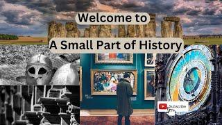 Welcome to A Small Part of History #history