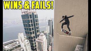 Skaters vs Ultimate Skateboarding Tricks! (Wins & Fails)