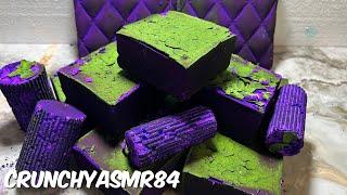 Bright Purple Blocks & Quilted Pillows Crush | Oddly Satisfying | ASMR