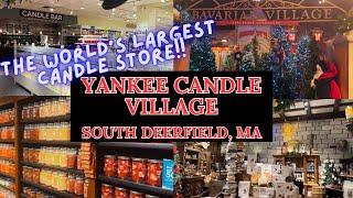 YANKEE CANDLE VILLAGE | Massachusetts | LARGEST CANDLE STORE!️