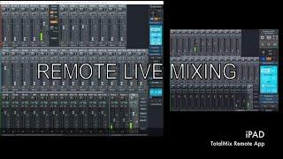 How to Setup a Remote Live Mixing Solution with an RME Interface