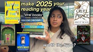 *VIRAL* book recommendations- are they worth the hype? MUST READ, reading inspiration for 2025