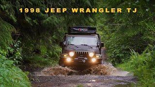 A Rainy Drive Through Olympic Peninsula in my Jeep TJ [Relaxing, Rain, ASMR]