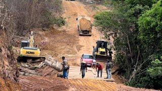 PÁ CARREGADEIRA,RETROESCAVADEIRA E ESCAVADEIRA ‼️PONTE DE MADEIRA. #trabalho #operator #maquinas