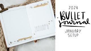 Bullet Journal Setup | January 2024 | Archer & Olive B6 Journal