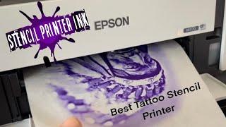 Epson Eko Tank InkJet Stencil M1180/M1170 Tattoo Stencil Printer -First Start