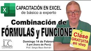 Clase GRATIS - Aprende a COMBINAR FÓRMULAS Y FUNCIONES en Excel