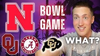 Nebraska Bowl Game PROJECTIONS ARE CRAZY | Colorado REMATCH? | REACTION | Husker Football News