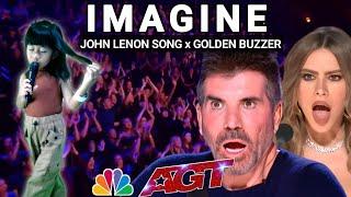 The Judges Shocked when little filipino sing a song imagine (John Lenon) | Audition | AGT 2024