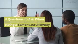 McMillan Law Group | Questions To Ask Your Lemon Law Lawyer San Diego | +1 619 795 9430