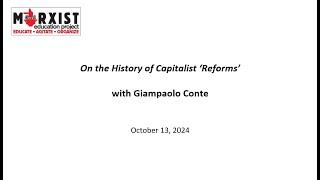 History of Capitalist 'Reforms' with Giampaolo Conte