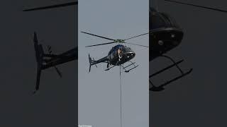 Bell 407 Helicopter Water Bucket Scooping