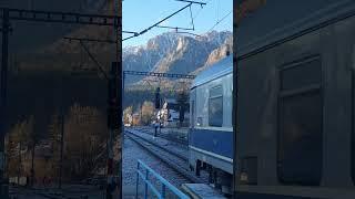 [4K] Walking Around Busteni || Busteni Train Station #busteni #busteniwinter  @POVBarengHasan