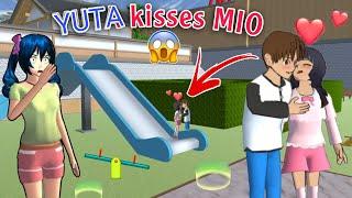 ماذا يفعل يوتا مع ميو Secret YUTA Kiss MIO! Haunted place Hiding in park in Sakura School simulator