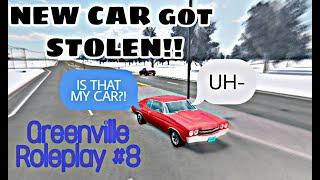 My new car got STOLEN the FIRST DAY! | Greenville Roleplay Episode 8