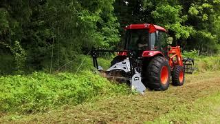 Customer in Action - MP560 Fixed Tooth Mulcher for Power Take Off on a Tractor