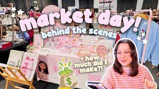 Vending at the Merry Makers Market! ️ Behind the Scenes of a Craft Fair Day + Sales Breakdown 