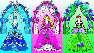 Vestir Muñecas De Papel | Elements Princess New Wedding Dress Up | Woa Doll En Spanish