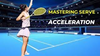 Fixing Alena's Serve: From Waiter's Serve to Proper Racket Acceleration  |  Tennis Training Session