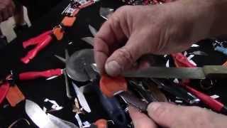 How to Tune up knives with a Poker Chip Sharpens Best Knife Sharpener