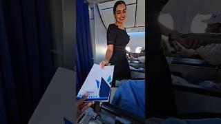 Business class flight to Mumbai ️ #shorts @PRATIKJAINvlogs