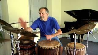 Claudio Fontanelli  percussione e voce ispirata da libro di Fabio Marchesi "GRAZIE".wmv