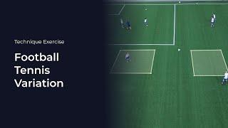 Football Tennis Variation | Soccer Coaching Drill