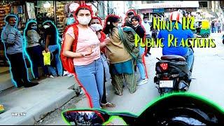 Her REaCTION On KAWASAKI NINJA H2 || Public Reactions 2021