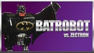 BATROBOT VS. ZECTRON transforming Batman robot figure review
