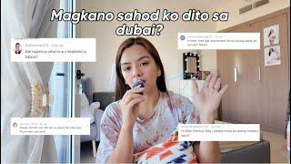 Magkano sahod ko dito sa dubai? | Answering all the question from my last vlog,Dji short review.