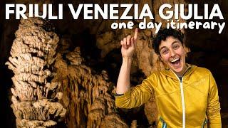 3 things to do in Friuli Venezia Giulia (northeast Italian region) Udine Giant Cave VEGAN restaurant