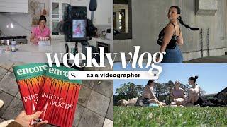 WEEK IN THE LIFE VLOG | my life as a videographer