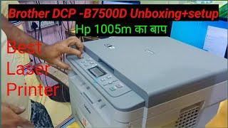 Unboxing and Setup Brother DCP-B7500D multi-function laser Printer Best Printer