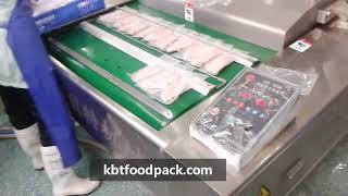 Seafood and fish packaging machine | Frozen fish fillets vacuum packaging machine