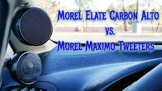 Morel Elate Carbon Alto Tweeter unboxing & sound comparison.