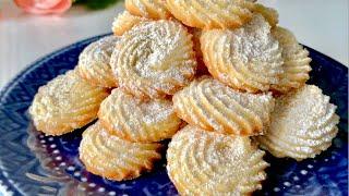 5 minute Recipe! Melt in your mouth Sugar Cookies.