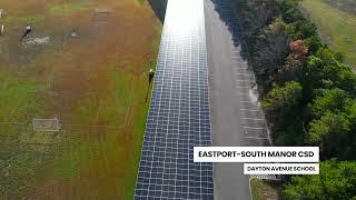 A Bird's-Eye View: Solar Installation at Eastport-South Manor's Dayton Avenue School