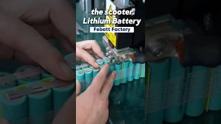 Electric Scooter Battery Pack: Cell Selection & Configuration#factory #febatt #shorts