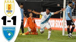 Uruguay vs Guatemala 1-1 GOLES y RESUMEN | Amistoso 2024