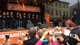 IFK Kristianstad SM GULD 2015 på stora torg i Kristianstad