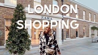 London Christmas Shopping & Festive Lights - Zara, H&M, M&S, Anthropologie, All Saints Try On